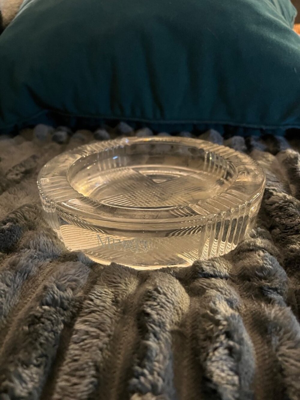 Clear Glass Merit Ashtray A1928